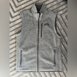 Patagonia Heather Gray Fleece Vest